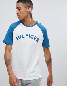 Футболка с логотипом и рукавами реглан Tommy Hilfiger - Белый