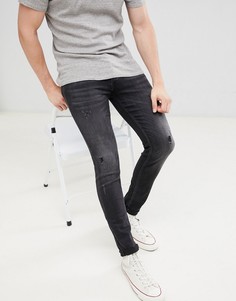 Черные джинсы скинни Jack & Jones Core Intelligince - Черный