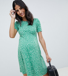 Чайное платье мини в горошек ASOS DESIGN Maternity ultimate - Мульти