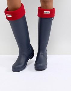 Красные высокие толстые носки Hunter Original - Красный