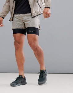 Шорты 2 в 1 из легкой ткани ASOS 4505 - Бежевый