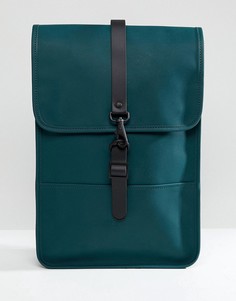 Мини-рюкзак бутылочно-зеленого цвета Rains 1280 - Зеленый