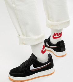 Кроссовки с логотипом Nike Black Air Force 1 - Черный
