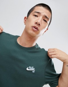 Зеленая футболка с логотипом Nike SB 923461-327 - Зеленый