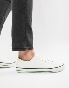 Белые парусиновые кеды в стиле ретро ASOS DESIGN - Белый