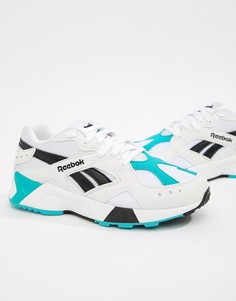 Бирюзово-черные кроссовки Reebok Aztrek - Мульти
