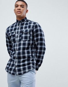 Рубашка в клетку Jack & Jones - Черный