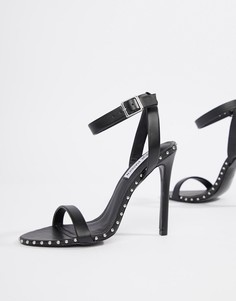 Босоножки с заклепками Steve Madden - Черный