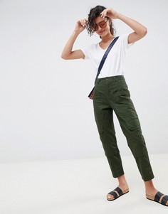 Узкие зеленые брюки ASOS DESIGN - Зеленый