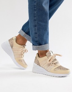 Кроссовки на танкетке ASOS DESIGN Dismay - Мульти
