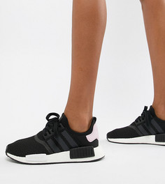 Черно-розовые кроссовки adidas Originals Nmd R1 - Черный