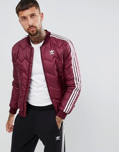 Красная стеганая куртка adidas Originals DH5014 - Красный