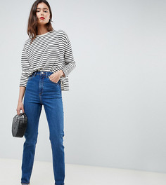 Синие джинсы слим в винтажном стиле с завышенной талией ASOS DESIGN Tall Farleigh - Синий