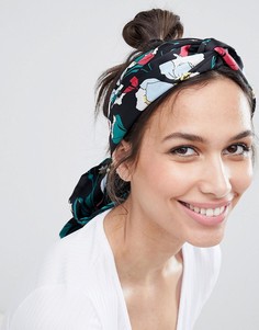 Платок на голову с цветочным принтом ASOS DESIGN - Мульти