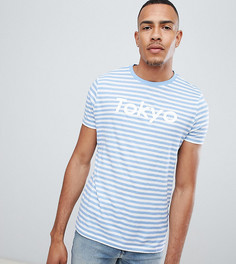 Футболка в полоску с принтом Tokyo ASOS DESIGN Tall - Мульти