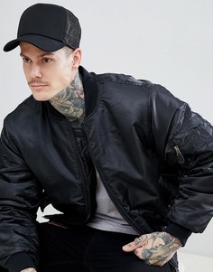 Черная кепка с сетчатой отделкой Esprit - Черный
