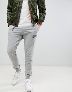 Джоггеры слим с манжетами Jack and Jones - Серый