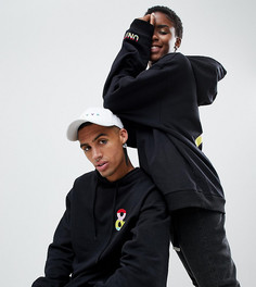 Худи с вышивкой на спине ASOS DESIGN x glaad - Черный