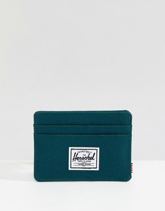 Кредитница с RFID-защитой Herschel Supply Co Charlie - Зеленый