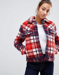 Куртка из ткани с добавлением овечьей шерсти Tommy Hilfiger - Красный