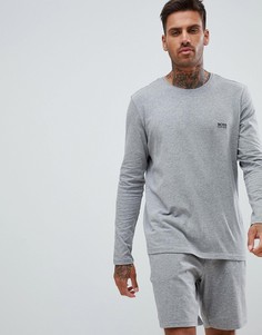 Лонгслив BOSS Bodywear - Серый