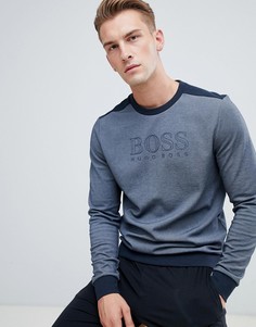 Лонгслив BOSS Bodywear - Темно-синий