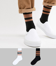 Набор из 2 пар носков в спортивном стиле ASOS DESIGN - Мульти