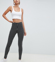 Облегающие брюки в тонкую полоску ASOS DESIGN Tall - Мульти