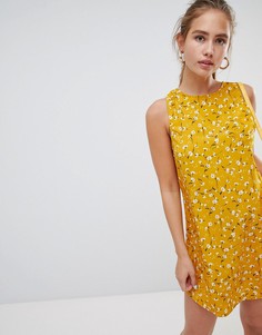 Платье с цветочным принтом Glamorous - Желтый