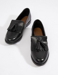 Кожаные лоферы ASOS DESIGN - Черный