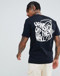 Черная футболка с принтом Vans VN0A3HQZBLK1 - Черный