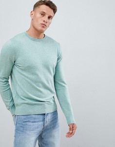 Зеленый джемпер с круглым вырезом Burton Menswear - Зеленый