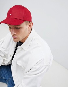 Красная классическая бейсболка Tommy Hilfiger - Красный