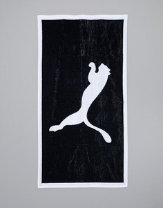Черное полотенце Puma Football 053377-01 - Черный