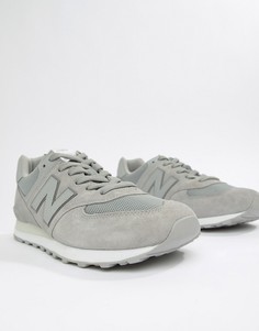 Серые кроссовки New Balance 574 ML574ETC - Серый