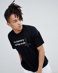 Футболка Cheap Monday In Memory of the Truth - Черный