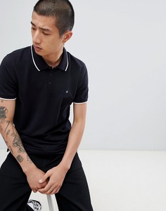 Футболка-поло узкого кроя Calvin Klein Paul - Черный