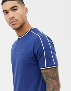Темно-синяя футболка River Island - Темно-синий