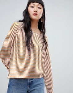 Oversize-топ в полоску Weekday - Мульти