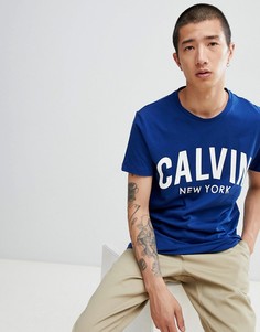 Приталенная футболка Calvin Klein Tibokoy - Синий
