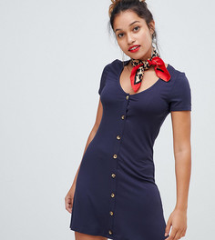 Чайное платье New Look Petite - Темно-синий