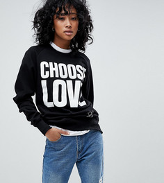 Свитшот из органического хлопка Help Refugees - Серый Asos Design