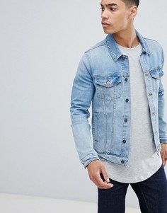 Светлая облегающая джинсовая куртка ASOS DESIGN - Синий