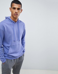Худи с заниженной линией плеч Jack & Jones Originals - Синий