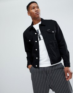 Эластичная джинсовая куртка Calvin Klein Jeans - Черный