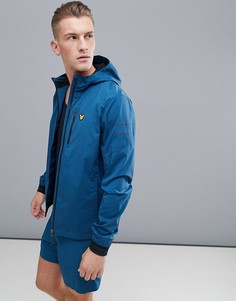 Сине-зеленая спортивная куртка Lyle & Scott fitness ultra tech - Синий