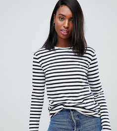 Свободный лонгслив в полоску ASOS DESIGN Tall - Мульти