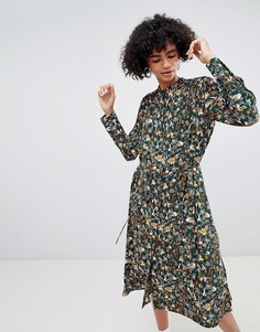 Платье-рубашка с принтом в стиле ретро Weekday - Мульти