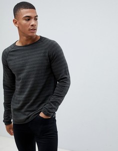 Легкий джемпер в полоску Jack and Jones - Серый