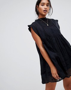 Свободное платье Free People Nobody Like You - Черный